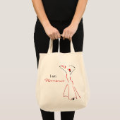 Flamenco Dancer met  Slogan Tote Bag (Voorkant (product))