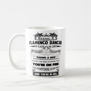 Flamenco Dancer Mok Funny Coffee Cup Cool Gifts