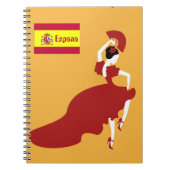 Flamenco Dancer Notitieboek (Voorkant)