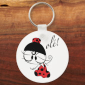 Flamenco dancer ole! sleutelhanger (Voorkant)