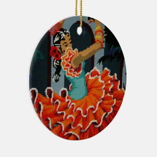 Flamenco Dancer Ornament (Rechts)