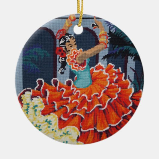 Flamenco Dancer Ornament (Voorkant)