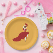 Flamenco Dancer Paper-Bord Papieren Bordje (Feest)