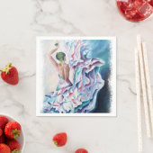 FLAMENCO DANCER PAPIEREN SERVETTEN (Insitu)