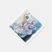 FLAMENCO DANCER PAPIEREN SERVETTEN (Hoek)