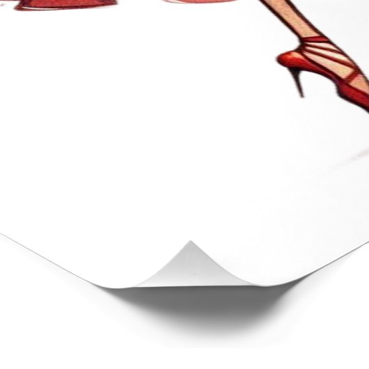 Flamenco Dancer Perfect Poster (Hoek)