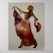 Flamenco Dancer Poster (Voorkant)