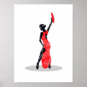 Flamenco Dancer Poster (Voorkant)