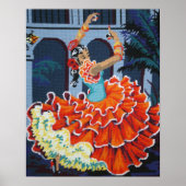 Flamenco Dancer Poster (Voorkant)
