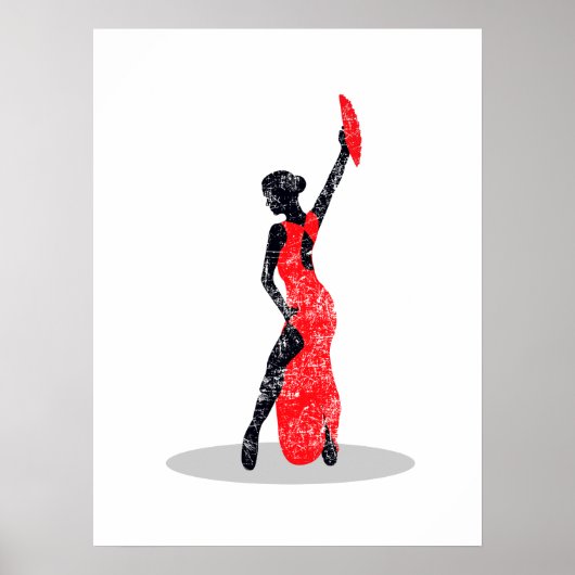 Flamenco Dancer Poster (Voorkant)