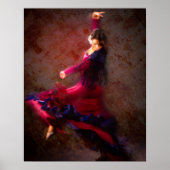 Flamenco Dancer Poster (Voorkant)