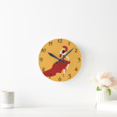 Flamenco Dancer Ronde Klok (Huis)