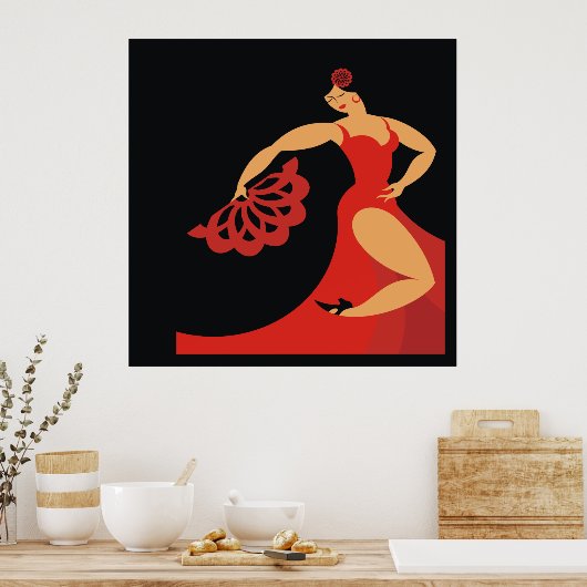 Flamenco Dancer Series Poster Lg. (Keuken)