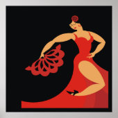 Flamenco Dancer Series Poster Lg. (Voorkant)