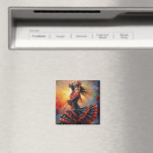 Flamenco Dancer Sevilla Spanje Reizen Magneet (Insitu (Vaatwasser))