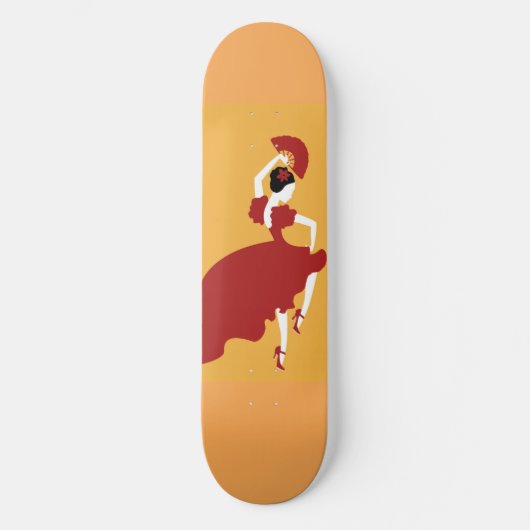 Flamenco Dancer Skateboard (Voorkant)