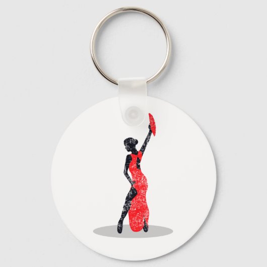Flamenco Dancer Sleutelhanger (Voorkant)
