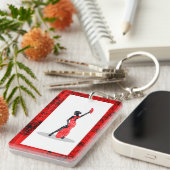 Flamenco Dancer Sleutelhanger (Voorkant Rechts)