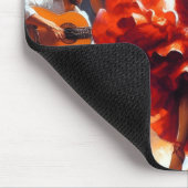 Flamenco Dancer Spaanse Muziekband Muismat (Hoek)