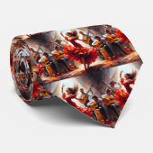 Flamenco Dancer Spaanse Muziekband Stropdas (Opgerold)