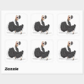 Flamenco Dancer — Specificaties Vierkante Sticker (Vel)