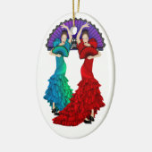 Flamenco Dancer - SRF Keramisch Ornament (Links)