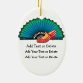 Flamenco Dancer - SRF Keramisch Ornament (Achterkant)