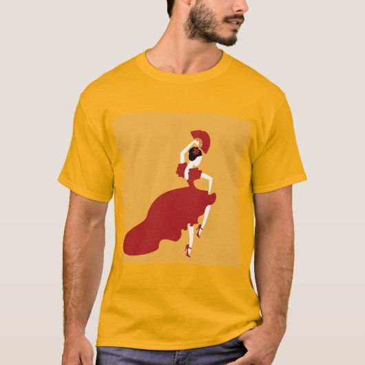 Flamenco Dancer T-Shirt (Voorkant)