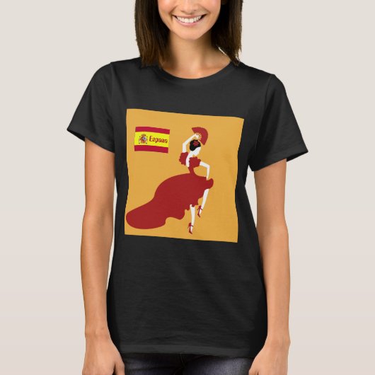 Flamenco Dancer T-Shirt (Voorkant)