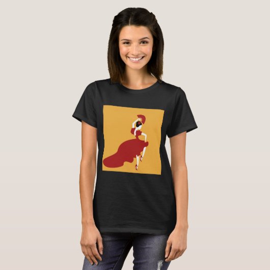 Flamenco Dancer T-Shirt (Voorkant volledig)