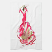 Flamenco Dancer T-Towel Theedoek (Verticaal)