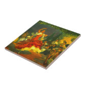 Flamenco Dancer Tegeltje (Zijkant)