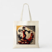 Flamenco Dancer Tote Bag (Achterkant)