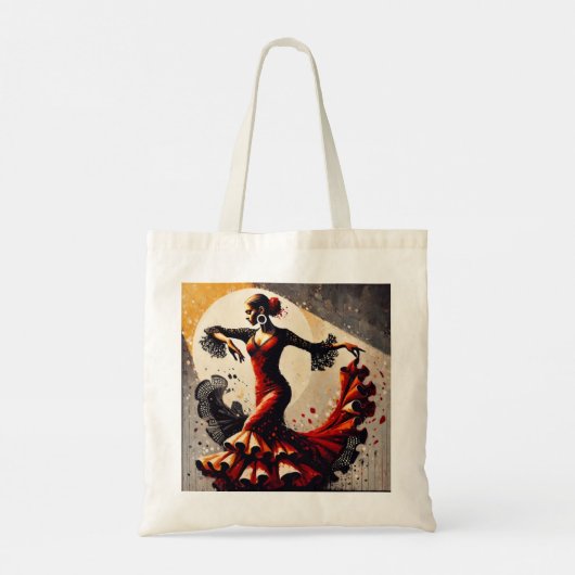 Flamenco Dancer Tote Bag (Achterkant)