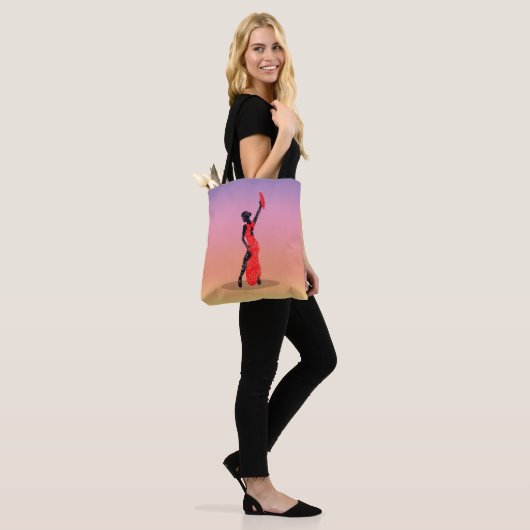 Flamenco Dancer Tote Bag (Op model)