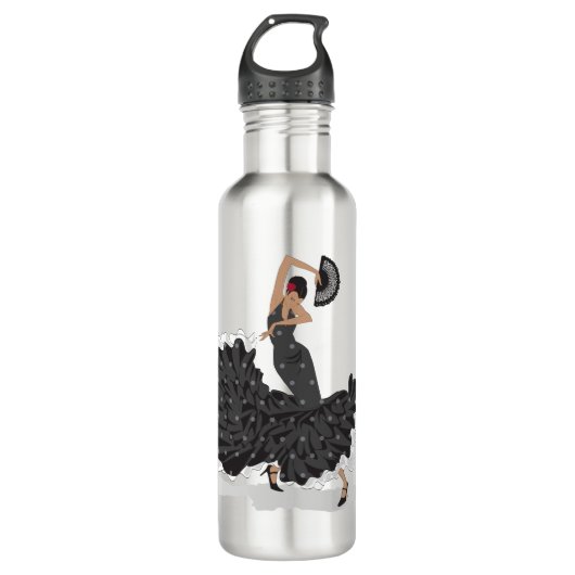 Flamenco Dancer Water Fles (Voorkant)
