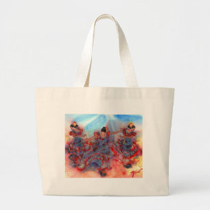 FLAMENCO DANCERS-2 GROTE TOTE BAG