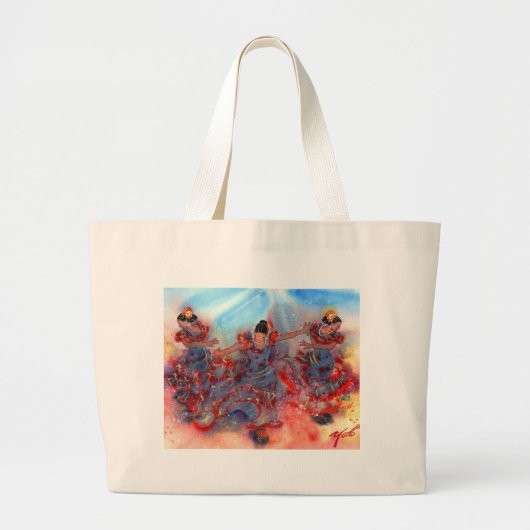 FLAMENCO DANCERS-2 GROTE TOTE BAG (Voorkant)