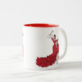Flamenco Dancers Coffee Mok (Voorkant rechts)