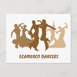 Flamenco Dancers Illustratie Briefkaart