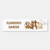 Flamenco Dancers Illustratie Bumpersticker (Voorkant)