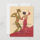 Flamenco Dancers Red Dress (Voorkant)