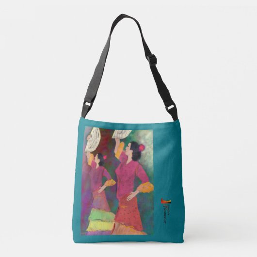Flamenco Dancers - Siempre Flamenco Crossbody Tas (Achterkant)