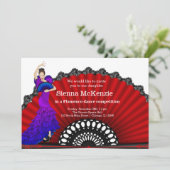 Flamenco dans kaart (Staand voorkant)