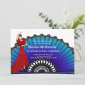 Flamenco dans kaart (Staand voorkant)