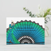 Flamenco dans kaart (Staand voorkant)