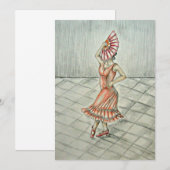 Flamenco danser (Voorkant / Achterkant)