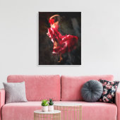 Flamenco danser canvas afdruk (Insitu (Woonkamer))