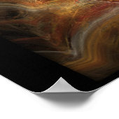 Flamenco danser in fractal poster (Hoek)