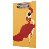 Flamenco Danser Klembord (Links)